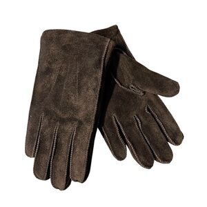 NWT Vintage 1970’s Cowhide Split Leather Sherpa Lined Gloves Sz MD